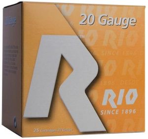 Rio Small Game Load Shotshell 20 ga 3" MAX 1-1/4 oz #5 1250 fps 25/ct
