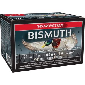 WINCHESTER 20 GA 3" #4 BISMUTH 1 OZ 15 RD/BX 10 BX/CS