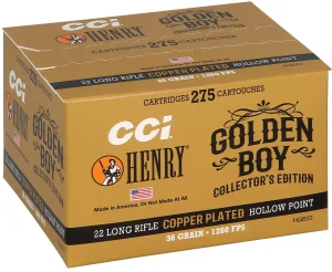 CCI  22LR 36GR CPHP 1260 FPS HENRY GB EDITION 275RD/BX 10BX/CS
