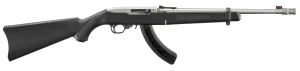 RUGER 10/22 TAKEDOWN 22LR RIFLE 18.5" STAINLESS T.B.,BLACK SYNTHETIC 1-25RD MAG
