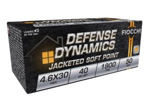 Fiocchi 4.6x30 Ammunition FI46EXB 40 Grain Jacketed Soft Point 50 rounds