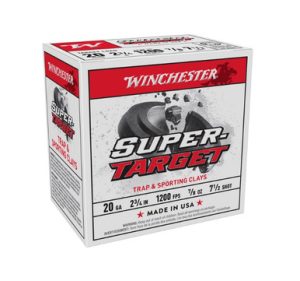 Winchester 20 Gauge Ammunition Target TRGT207 2-3/4" 7/8oz #7-1/2 shot 1200 FPS CASE 250 rounds