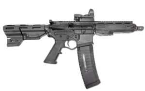 ATI ALPHA MAXX 5.56X45MM PISTOL 7.5" BBL, 7" MLOK BLACK, DUO SIGHT, 1-60RD MAG