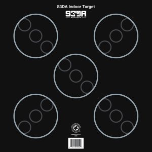 Maple Leaf S3DA 3D Target Face Black ASA 25 pk.