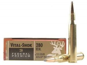 Federal 280 Rem Vital-Shok P280A 150 gr Nosler Partition 20 rounds