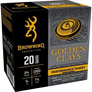 GOLDEN CLAYS 20 GAUGE 2-3/4'' 7/8OZ #7.5 SHOT 25/BOX