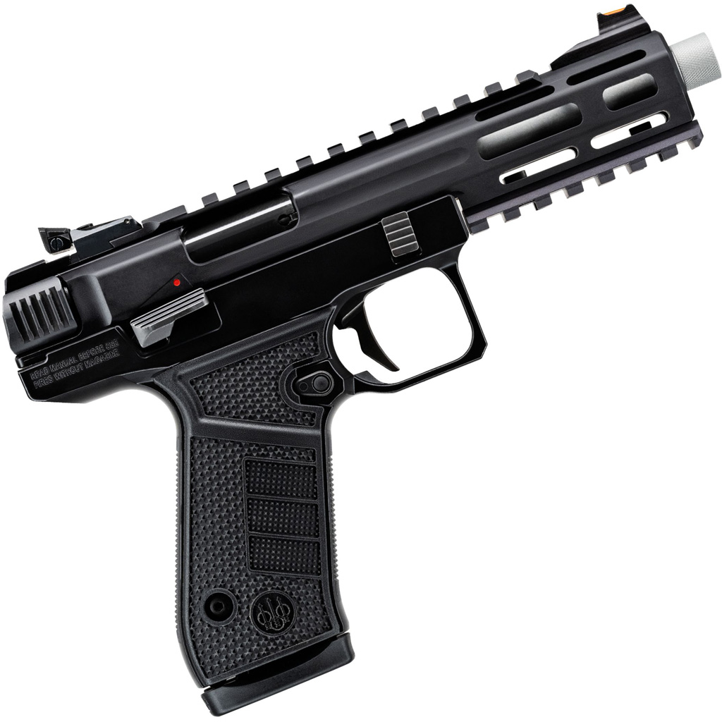 Beretta B22 Jaguar Tac Metal Pistol 22 LR 5.25 Black w/Threaded Brrl 15 rd