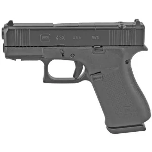GLOCK 43X MOS FS 9MM PISTOL 3.39" FXD 5.5lb 2-10RD MAGS
