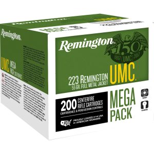 Remington UMC Centerfire Rifle Ammo 223 Rem. 45 gr. JHP 200 rd.