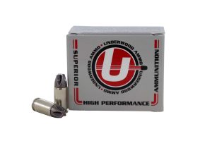 Underwood Ammo 9mm Luger +P+ Platinum Edition Ammunition UW877 90 Grain Xtreme Defender Solid Monolithic 20 Rounds