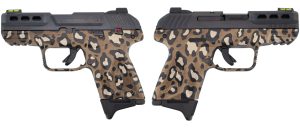 RUGER SECURITY 380ACP LEOPARD PRINT PSTL 3.42"BBL BLK 2-10RD MAGS
