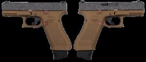 GLOCK 19X V CABEZA DE COBRE 9MM PISTOL 4" BRONZE/DIGI 1-17RD 2-19RD MAGS