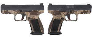 CANIK METE SF ONE SERIES 9MM CHOCOLATE CHIP CAMO PSTL 4.19 BRL 1-15RD MAG