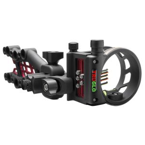 TruGlo Carbon Hybrid Micro Sight Black 5 Pin .019 RH/LH