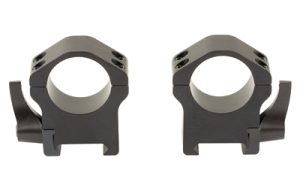 WARNE MAXIMA 1" HRZ QD HI RINGS BLK